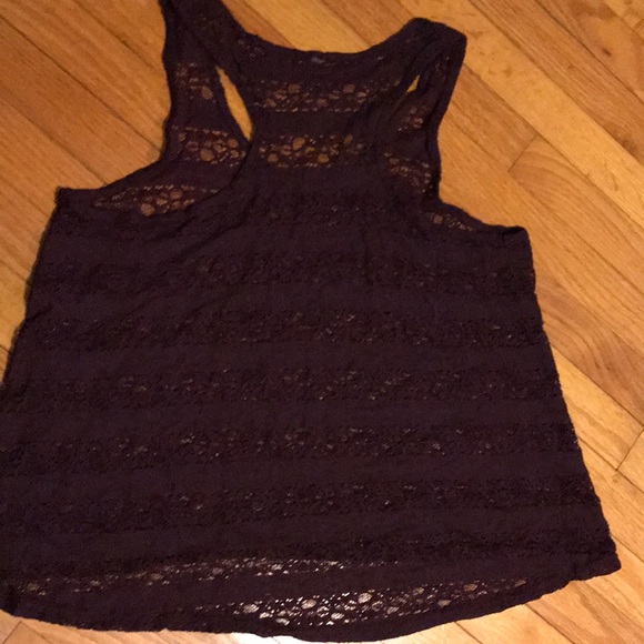 Plum Lace Vanity Tank Top - Picture 5 of 5